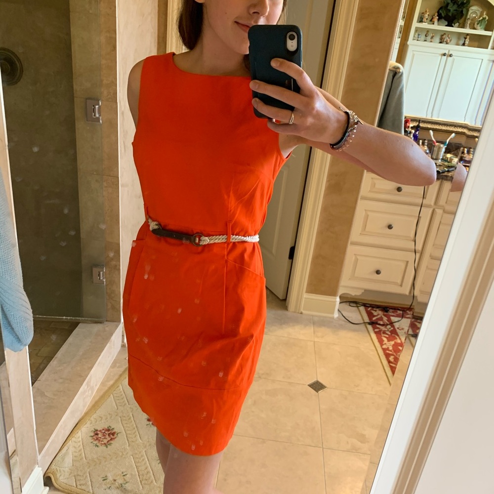 Orange Tommy Hilfiger dress